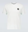Stone Island Logo Patch Cotton T-shirt In White