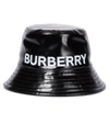 BURBERRY LOGO COATED COTTON BUCKET HAT,P00577516