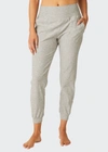 Beyond Yoga Spacedye Midi Jogger In Silver Mist