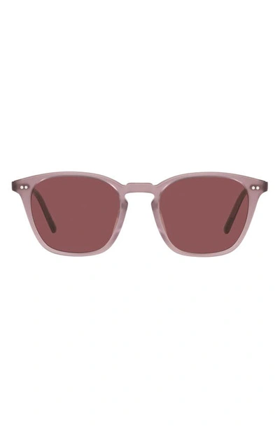 Oliver Peoples Frere Ny 52mm Gradient Square Sunglasses In Mauve