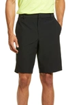 Nike Dri-fit Flat Front Golf Shorts In Black/ Black