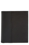 Nordstrom Midland Compact Leather Wallet In Black