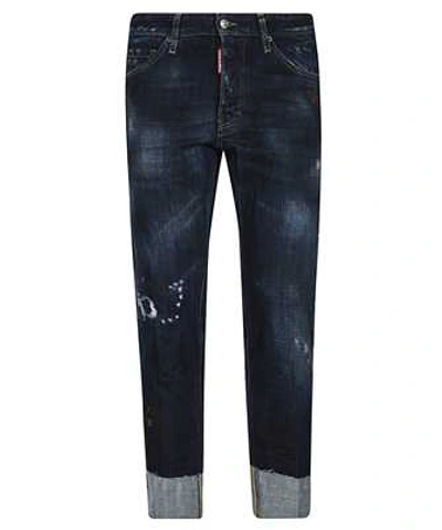 Dsquared2 Cool Guy Cropped Jeans In Blue