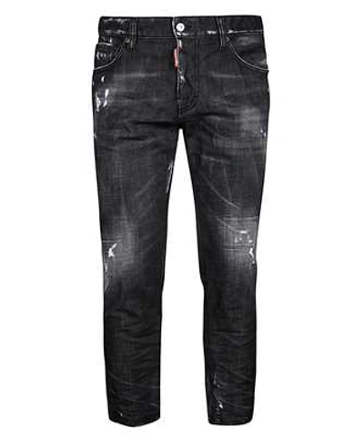 Dsquared2 Boot Cut Jeans In Black
