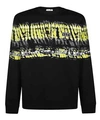 VALENTINO TIE-DYE PANEL LOGO PATCH SWEATSHIRT