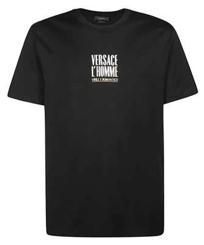 Versace L Homme T-shirt In Black