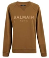 BALMAIN SATIN LOGO SWEATSHIRT