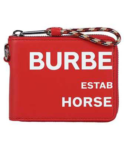 Burberry Horseferry Ziparound Wallet In Red