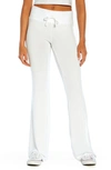 Wildfox Tennis Club Flared Sweatpants In Clean White