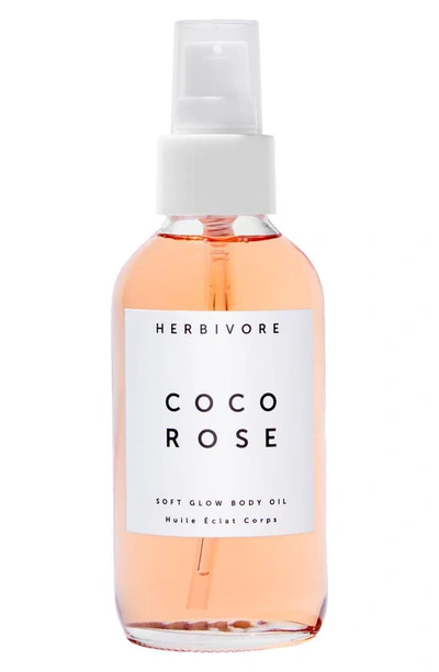 Herbivore Botanicals Coco Rose Soft Glow Body Oil In Beauty: Na