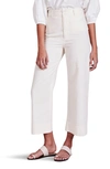Apiece Apart Classic High Rise Wide Leg Merida Pant In Cream