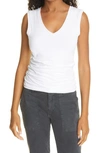 ATM ANTHONY THOMAS MELILLO PIMA COTTON SLEEVELESS TOP,AW1469-XA