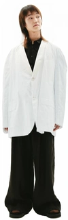 Raf Simons White Tyvek Jacket In White