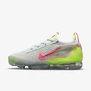 Nike Air Vapormax 2021 Flyknit Sneaker In Photon Dust,bright Mango,volt,hyper Pink