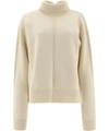 JIL SANDER RIBBED SWEATER WITH SLITS