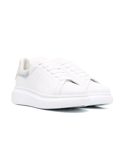 Alexander Mcqueen Kids' Oversized Low-top Trainers In White