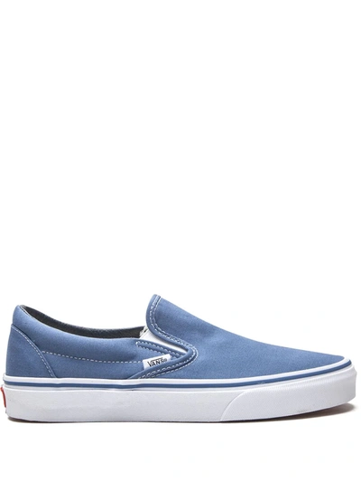 Vans Classic Slip-on Sneakers In Blue