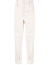 Isabel Marant Étoile Darlena High-waist Trousers In Neutrals