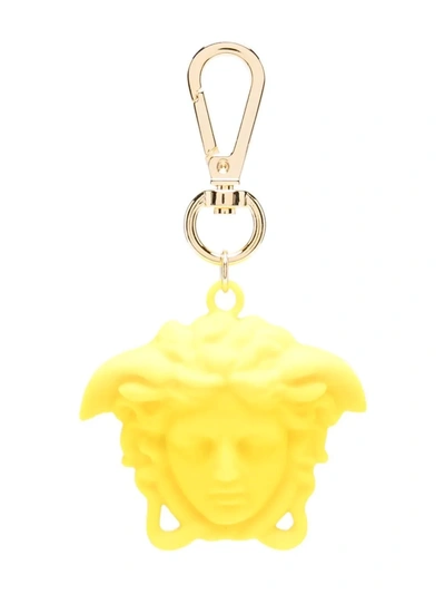 Versace Medusa Pendant Keyring In 黄色