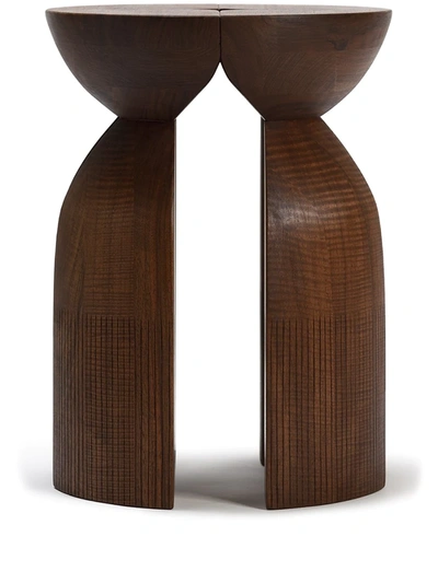 Zanat Unity Side Table In Walnut Oil