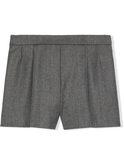 Gucci Babies' X Freya Hartas Animal Embroidered Shorts In Grey