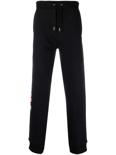 Helmut Lang 3d Logo Track Pants In Black