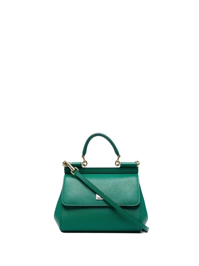 Dolce & Gabbana Borsa Sicily Mini In Green