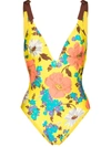 ZIMMERMANN ESTELLE FLORAL-PRINT SWIMSUIT