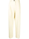 GANNI HIGH-RISE TAILORED TROUSERS