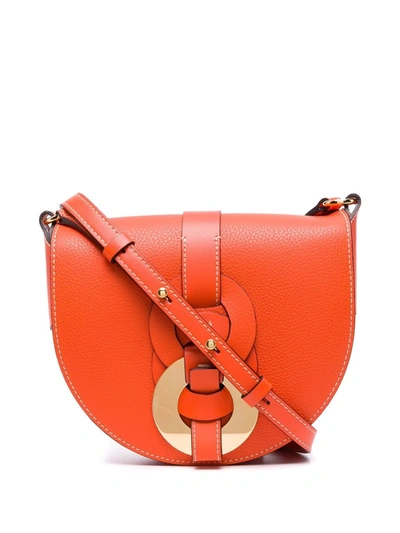 Chloé Small Darryl Saddle Bag Radiant Orange In Brown