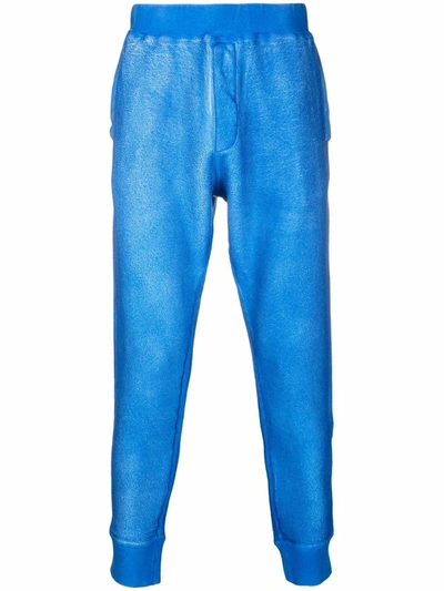 Dsquared2 Blue Rear Logo Print Trousers