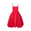 ALEXANDER MCQUEEN ALEXANDER MCQUEEN  GATHERED OPEN BACK DRESS