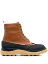 THOM BROWNE COVERED OUTSOLE WINGTIP BOOTS
