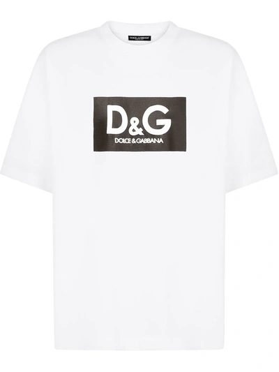 DOLCE & GABBANA LOGO-PRINT COTTON T-SHIRT