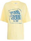 Opening Ceremony Warped Logo-print Short-sleeve T-shirt In Gelb