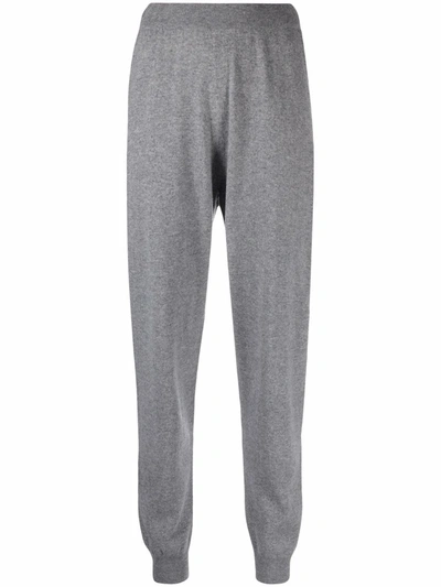 Fabiana Filippi Grey High-waist Knitted Track Trousers