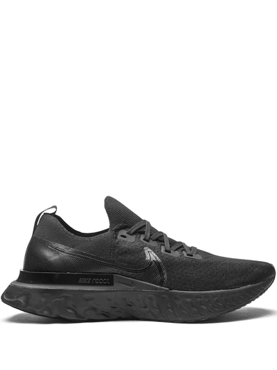 Nike React Infinity Run Flyknit 2 Sneakers In Black/black