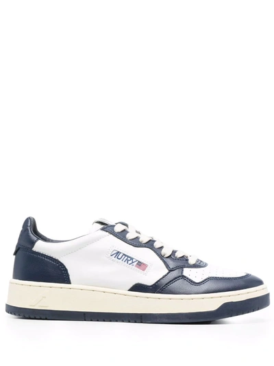 Autry Action Panelled Low-top Sneakers In White
