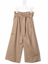 BRUNELLO CUCINELLI BELTED STRAIGHT TROUSERS