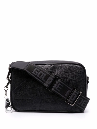 Golden Goose Logo Strap Shoulder Bag In Black