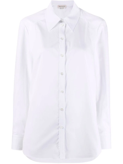 Alexander Mcqueen Tailored-cut Shirt In White