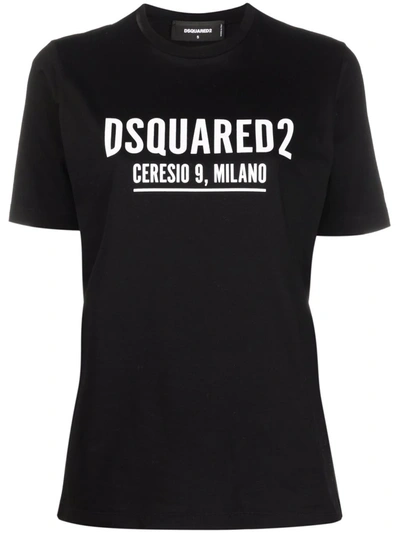 Dsquared2 Renny Fit T-shirt With Logo In Black