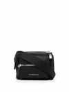 GIVENCHY LOGO-PRINT MESSENGER BAG