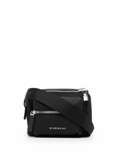 Givenchy Logo-print Messenger Bag In Black