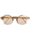 Kuboraum L4 Bm Round-frame Glasses In Neutrals