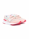 New Balance Touch-strap Low-top Sneakers In Pink