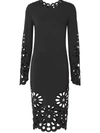 BURBERRY BRODERIE ANGLAISE CUT-OUT DRESS