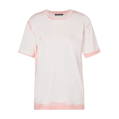 Alberta Ferretti Sorbet Sky Dye T-shirt In Rosa