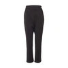 Max Mara High Waist Cady Cigarette Pants In Nero