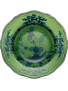 Ginori 1735 Oriente Italiano Malachite Dessert Plate In Grün